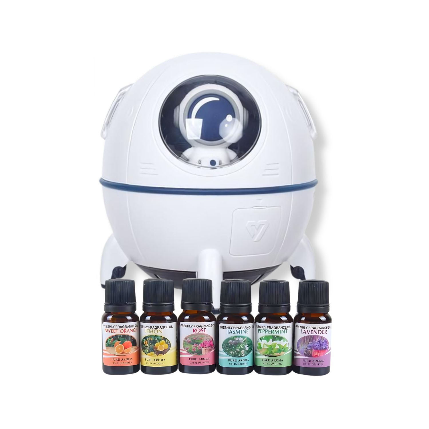 Pack Humidificador Nave Espacial + 6 Esencias Aromaticas image number 0.0