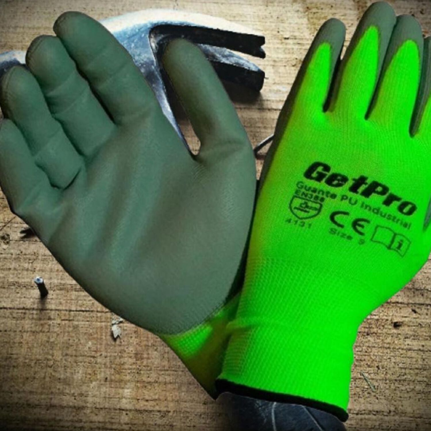 Guantes De Trabajo Pu &ndash; Pack De 12 Certificados image number 0.0