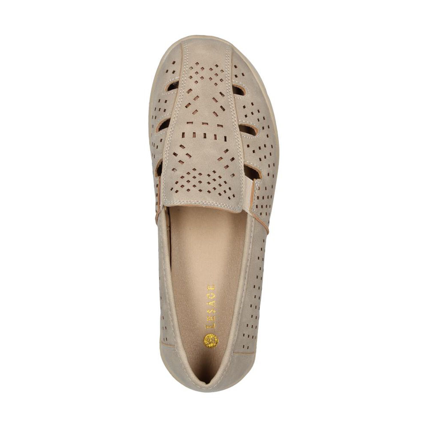 Mocas&iacute;n Mujer Lesage Beige image number 4.0