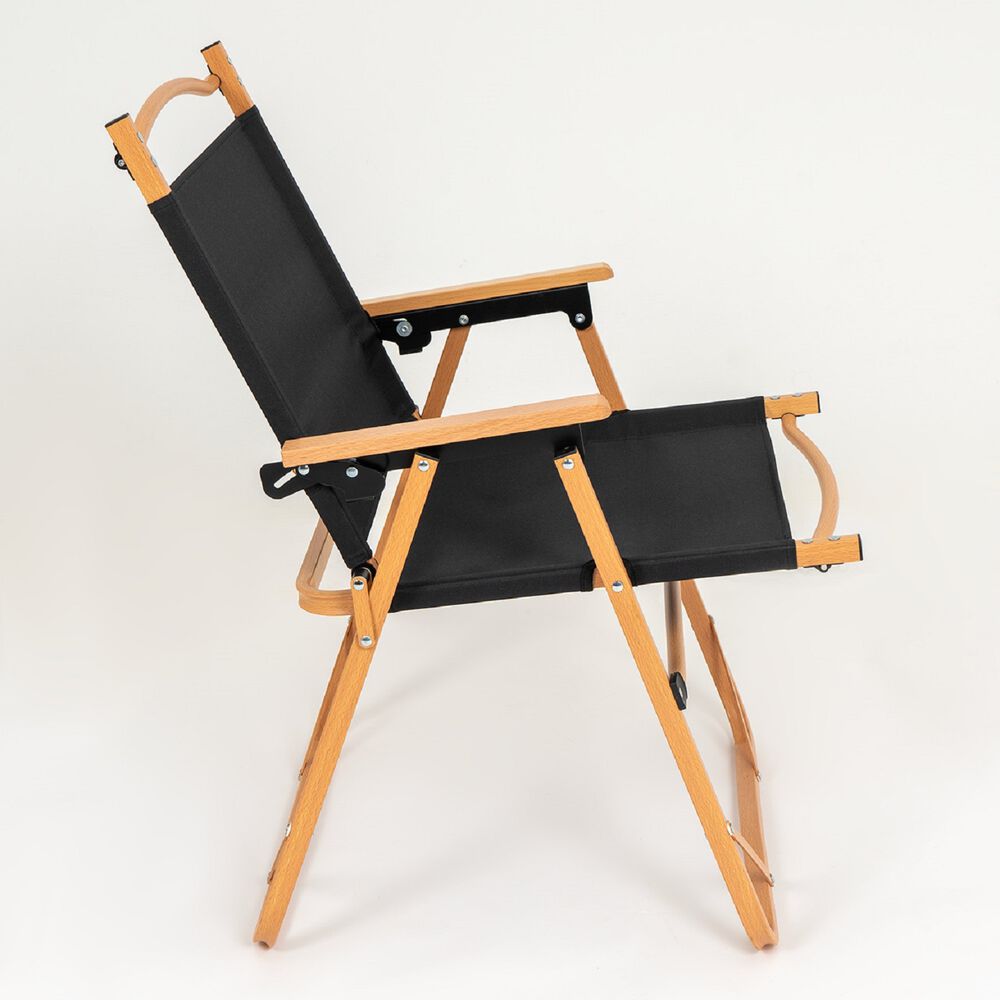 Silla Plegable Camping Reclinable Colbún - Negro image number 1.0