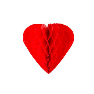 Set Adorno 25 Cm Corazon Rojo San Valentin Big Party