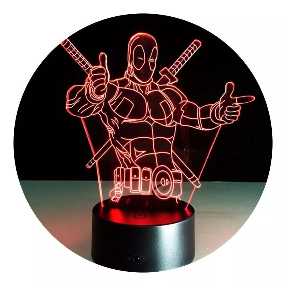 Lampara 3d Deadpool image number 0.0