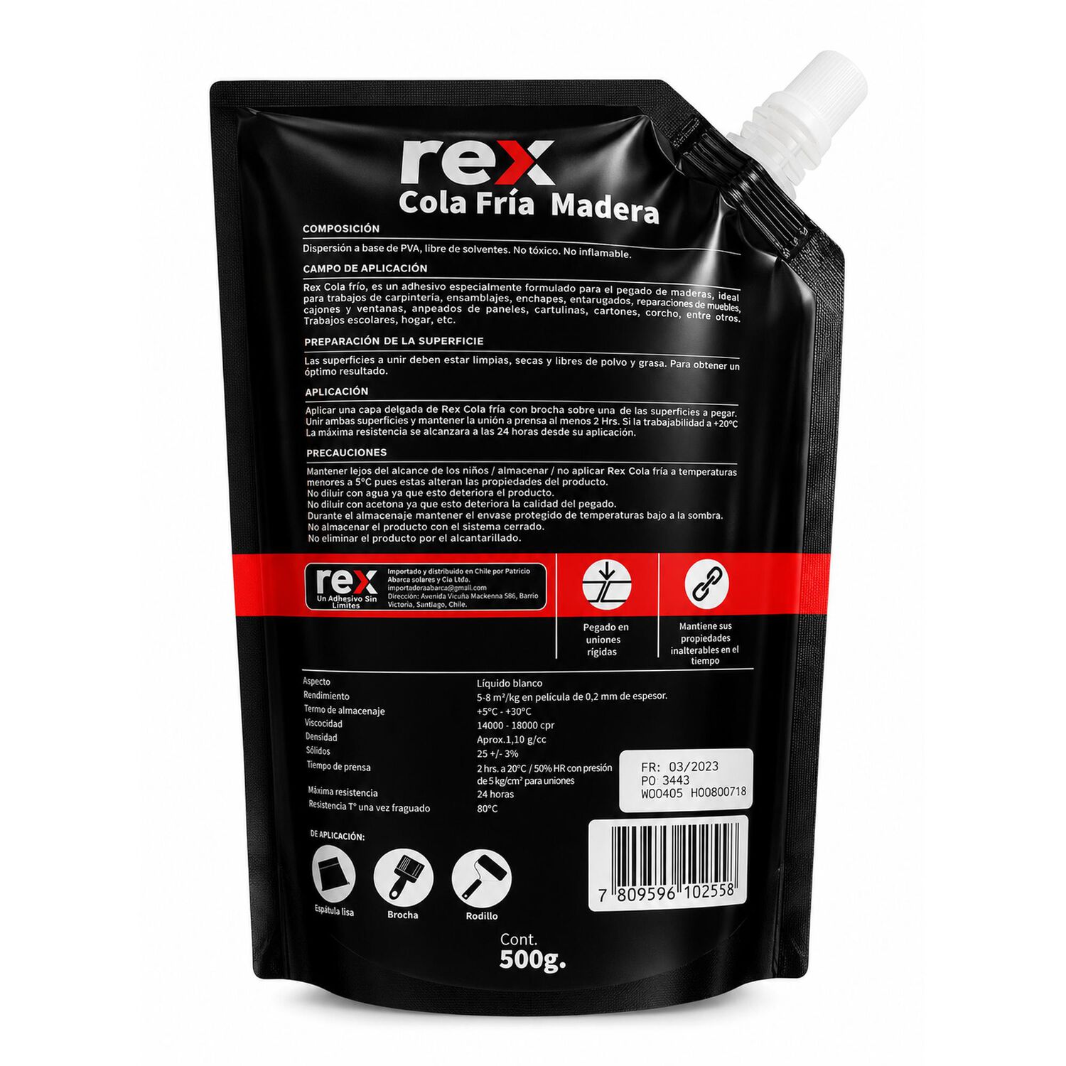 Cola Fr&iacute;a Para Madera Maxima Adherencia Secado Rapido 500grs image number 3.0