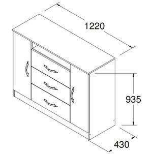 Cómoda Exit 32tvro / 2 / 3