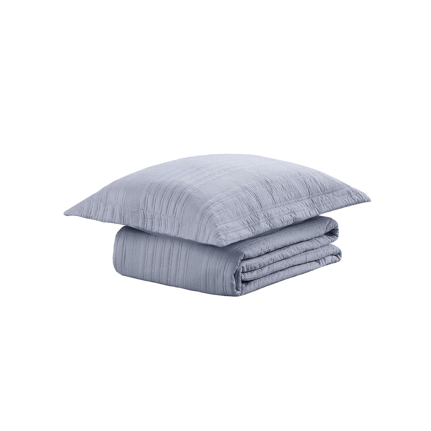 Quilt Andes Stripes Gris 1.5 Plazas image number 2.0