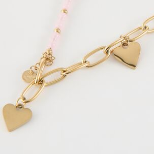 Collar Doble 19v69 Dorado Mujer Stb044