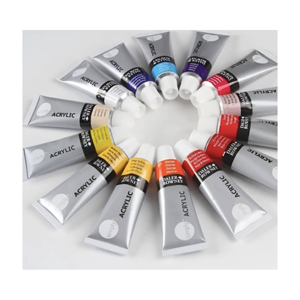 Pintura Acr&iacute;lica Daler Rowney, 12 Ml, 24 Tubos image number 3.0
