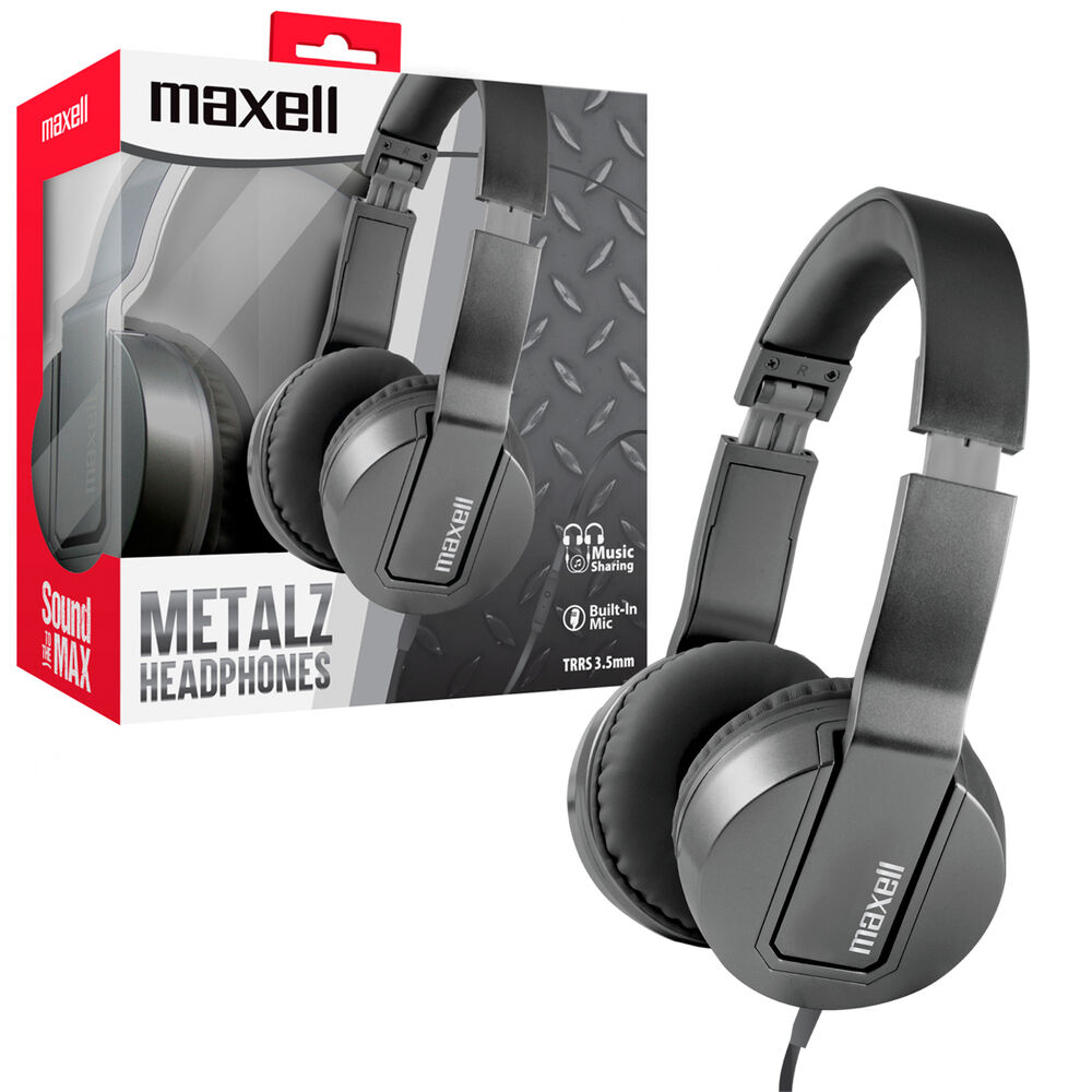 Audifonos Sms-10 Maxell Metalz Headphone Trrs 3.5m Ajustable image number 0.0
