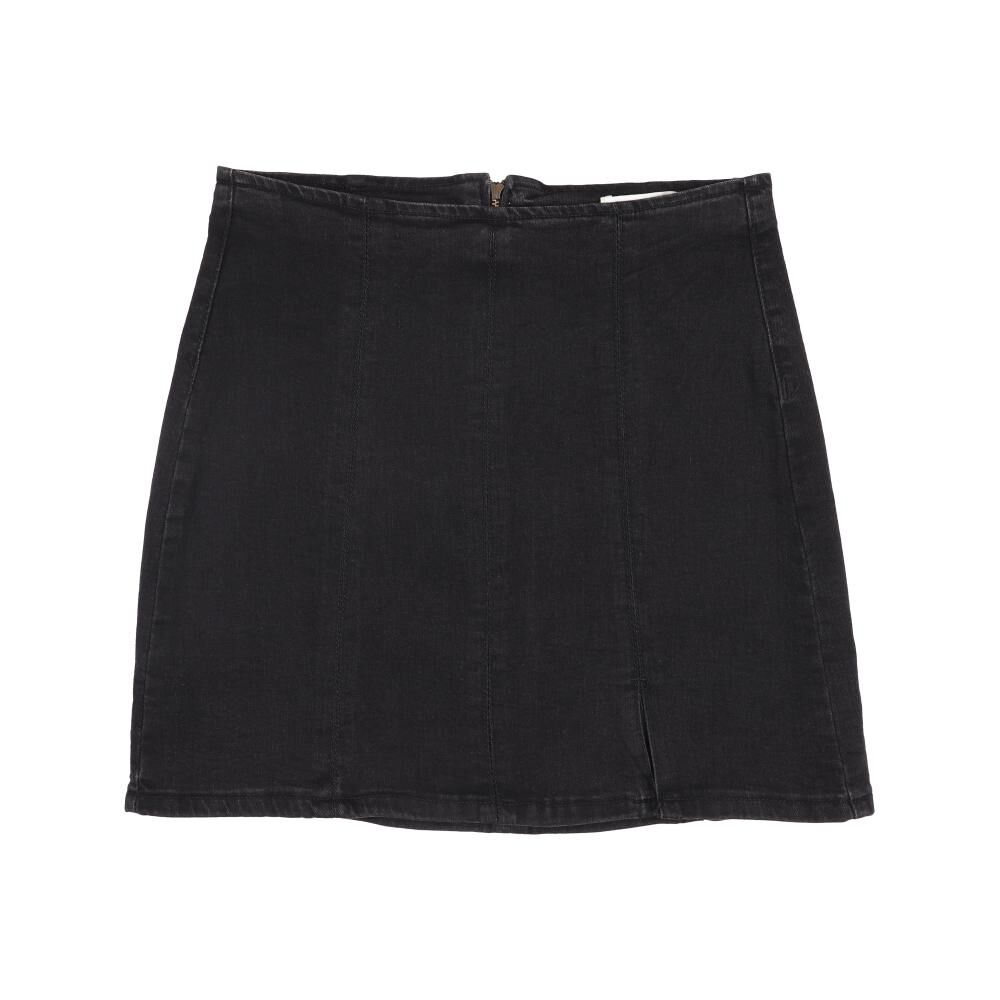 Falda Mini Denim Tiro Medio Skinny Mujer Freedom image number 0.0