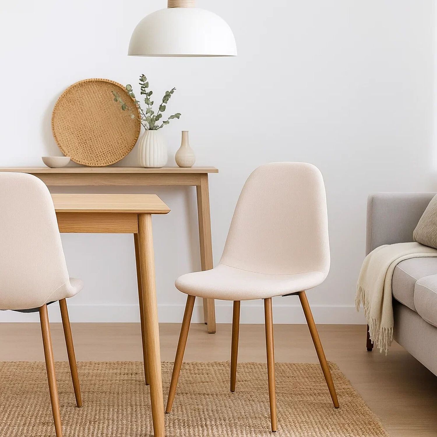 Silla Spoon Velvet - Crema image number 2.0