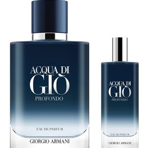 Acqua Di Gio Profondo 100 Ml Edp + 15 Ml Giorgio Armani Set