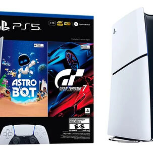 Consola Ps5 Slim Digital + Juego Astro Bot Y Gran Turismo 7 Sony