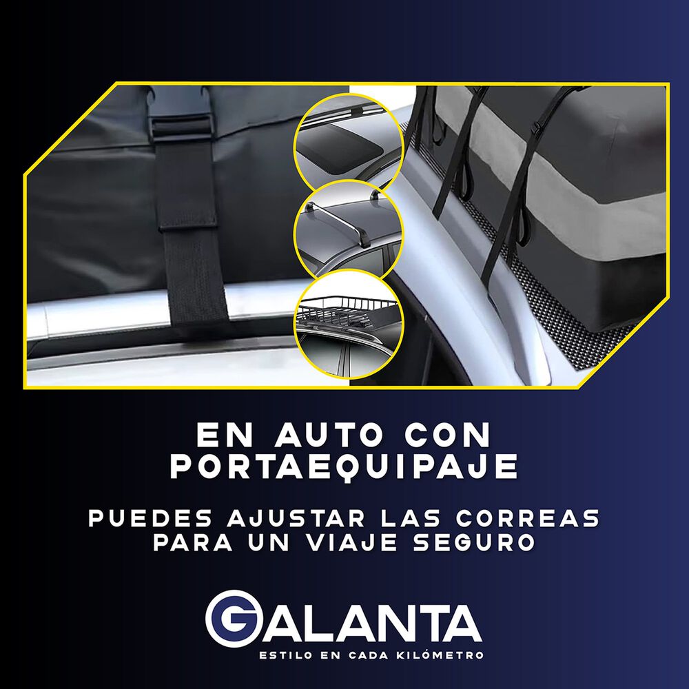 Bolso Porta Equipaje Techo Galanta Auto 550l Impermeable image number 5.0
