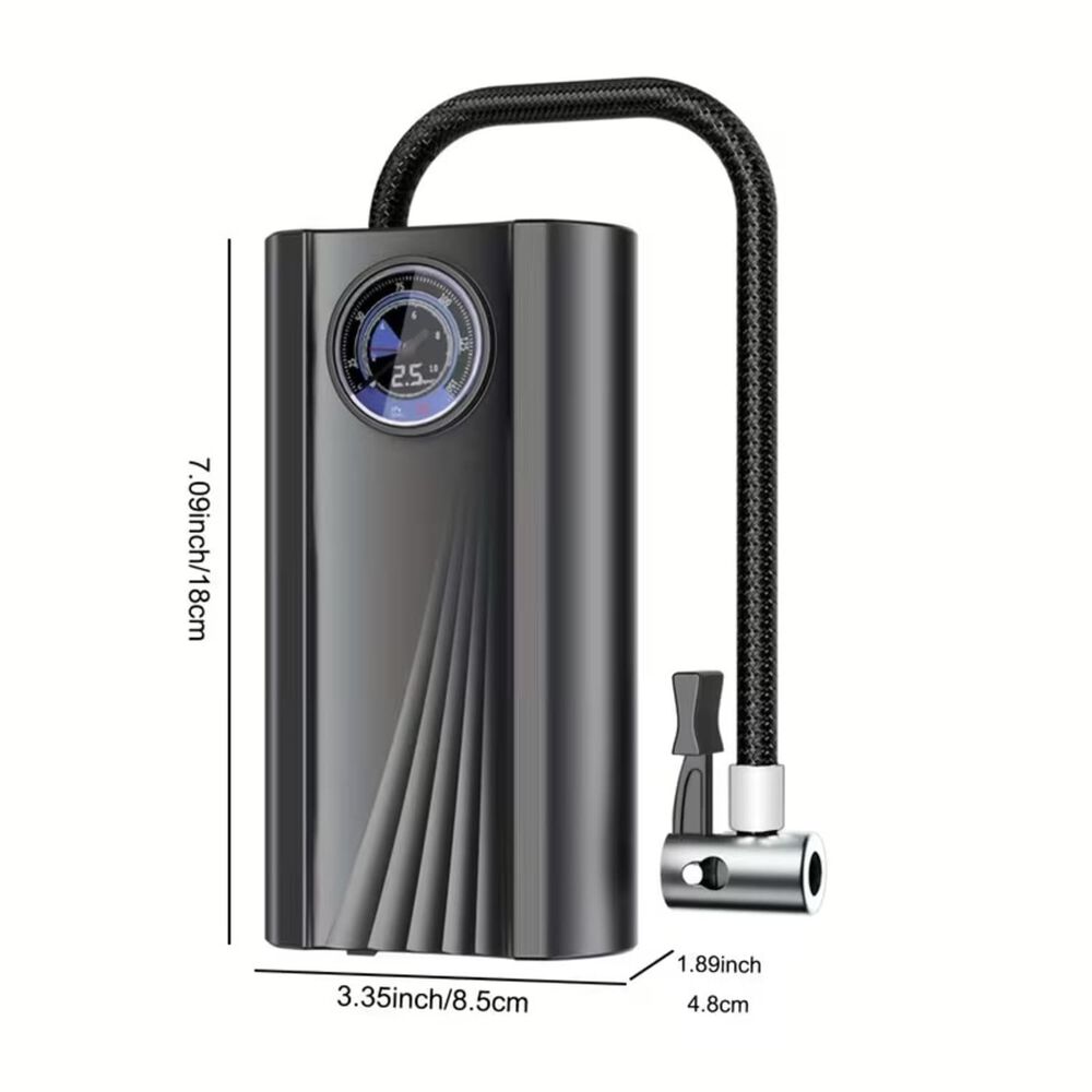 Inflador De Llantas Inal&aacute;mbrico Compresor De Aire Port&aacute;til image number 1.0