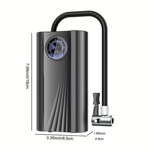 Inflador De Llantas Inal&aacute;mbrico Compresor De Aire Port&aacute;til