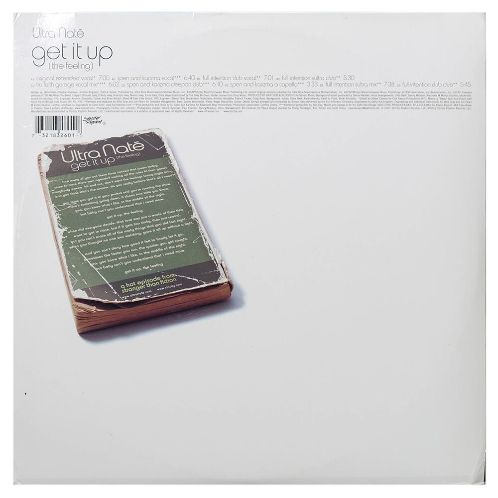 Ultra Naté - Get It Up (the Feeling) (2lp) | 12" Maxi Single Usado image number 1.0
