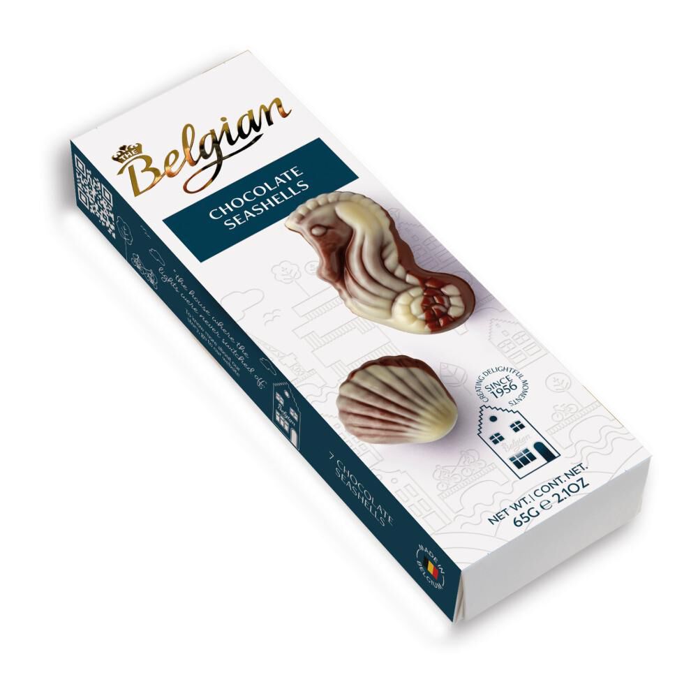 Bomb&oacute;n New Belgian Seashell's 65g image number 0.0