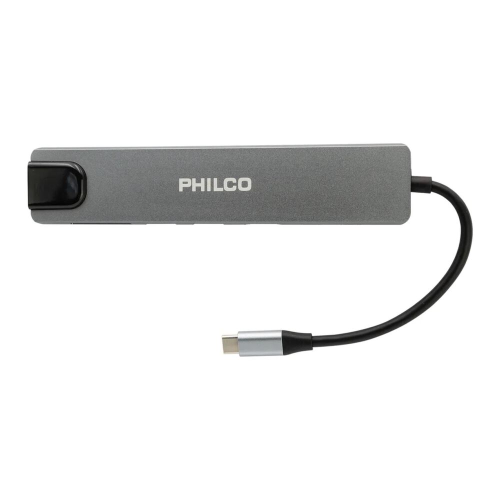 Adaptador Hub Usb C 3.0 8 En 1 Gris Sb88201 image number 3.0