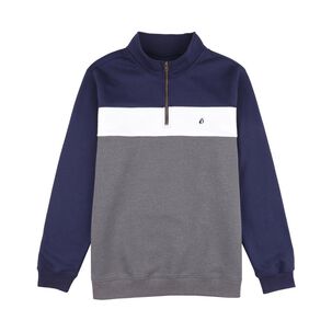 Polerón Bloque Color Regular Cuello Alto Hombre Herald