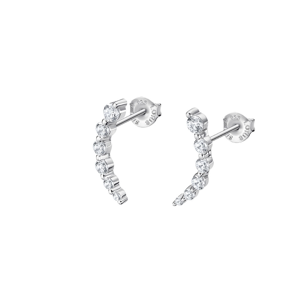 Ear Cuff Lp3389-4/1 Lotus Silver Mujer Ear Party image number 0.0