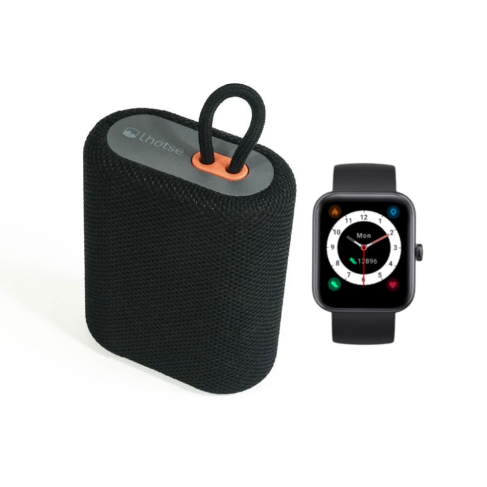 Pack Black Smartwatch Live 206 42mm + Parlante Bt Tune Up image number 0.0