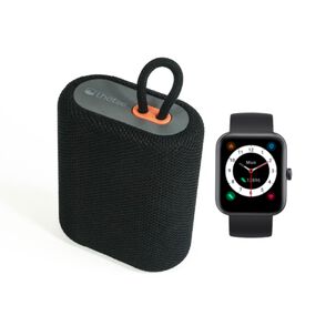 Pack Black Smartwatch Live 206 + Parlante Bluetooth Tune Up