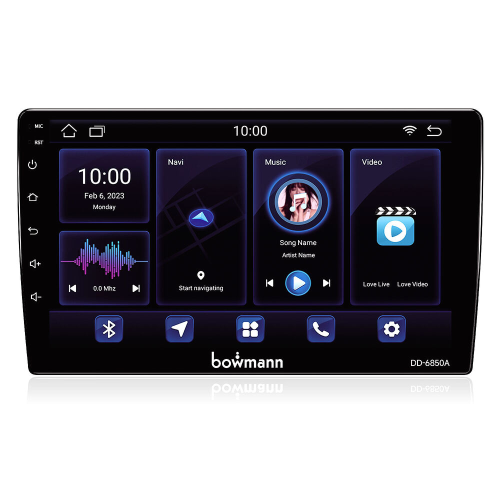 Radio Auto Android Bowmann 2 Din 9'' Hd Wifi Gps Dd-6850a image number 1.0