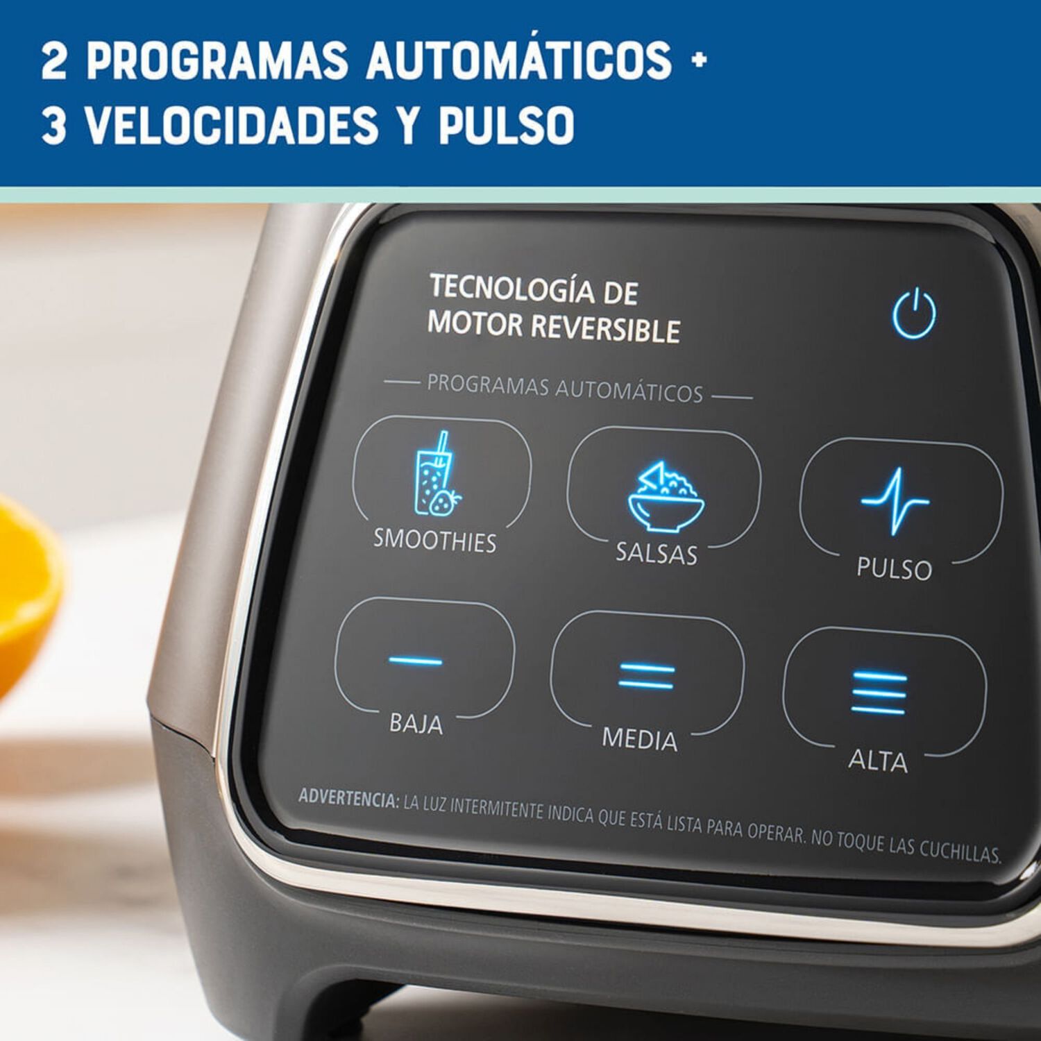 Licuadora Oster Programas Autom&aacute;ticos Tecnolog&iacute;a Reversible,t&aacute;ctil Y Vaso Blend-n-go Blstpyg1312xbg image number 4.0