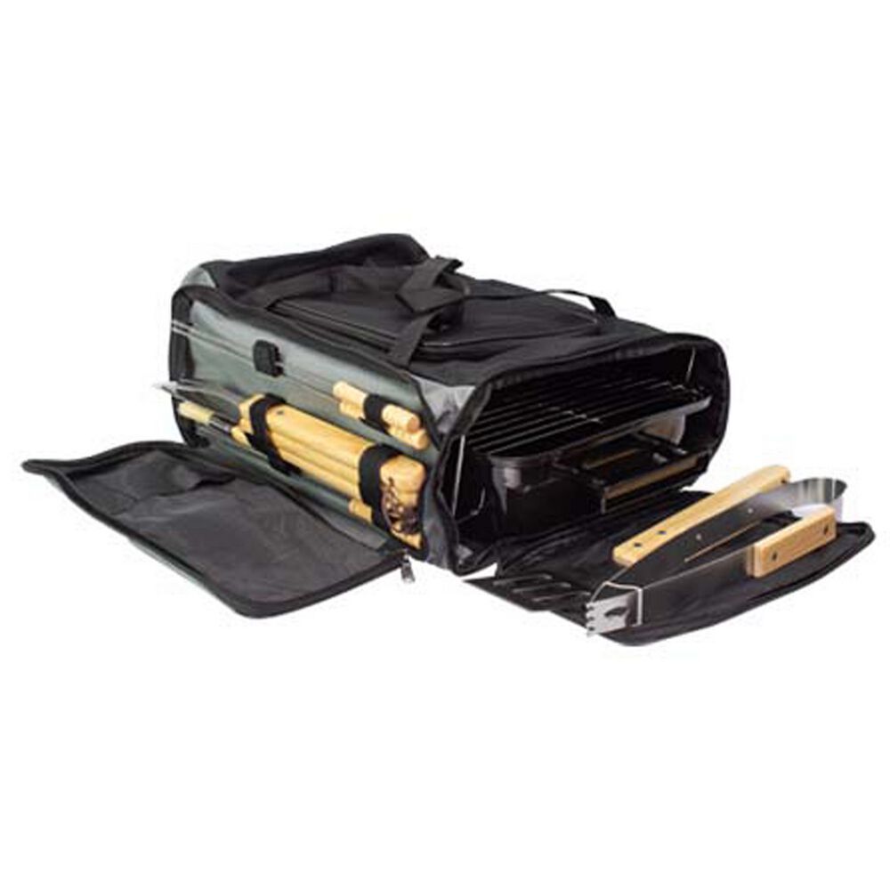 Set Deluxe Bolso Cooler Parrilla Asado Herramientas image number 0.0