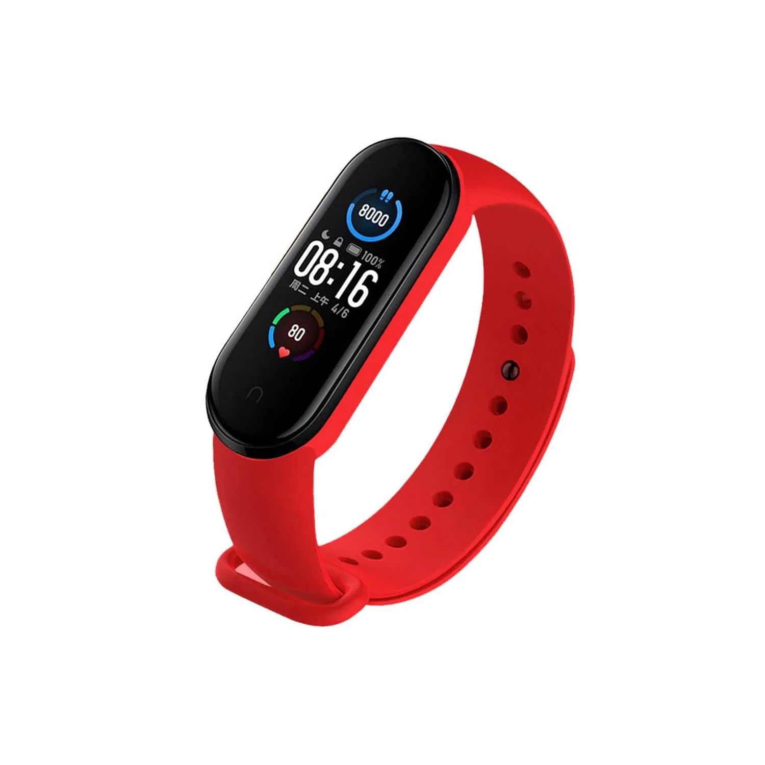Smartband Bracelete Deportivo Fitness Tracker Color Rojo - Ps image number 0.0