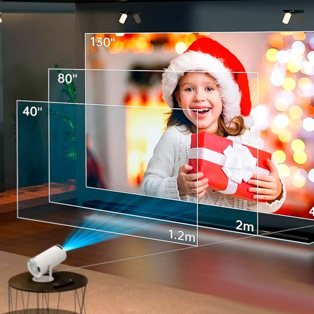 Proyector Multimedia Led Source 4k Ultra Hd Port&aacute;til Cine En Casa image number 4.0