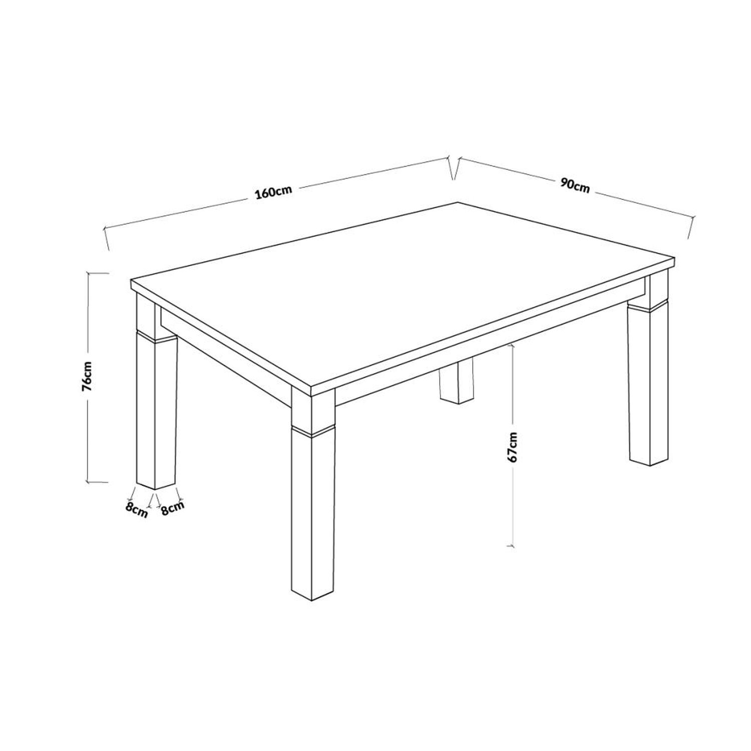 Juego De Comedor Zoy Home Capri / 4 Sillas / 2 Sitiales image number 10.0