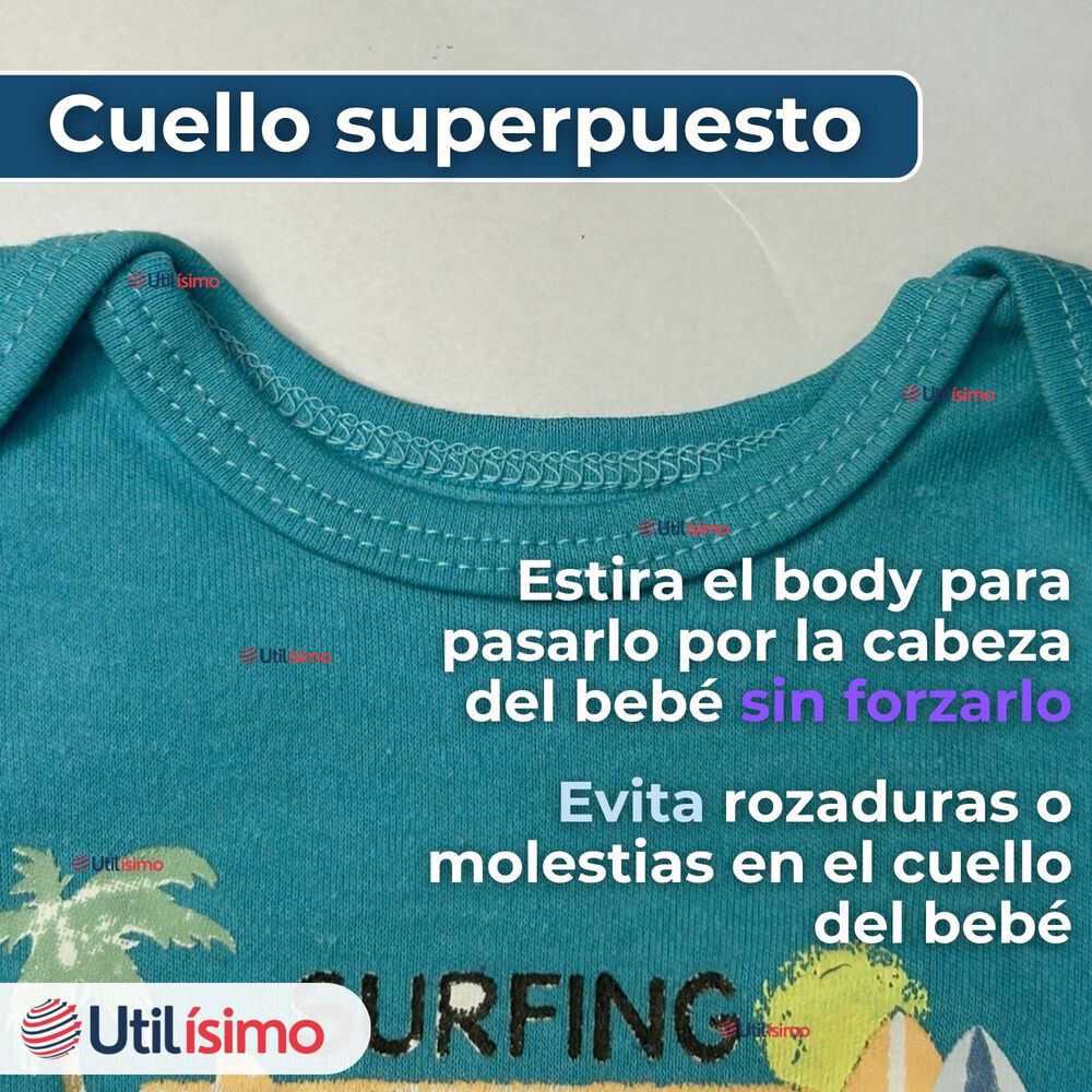 Pack 5 Bodys Ni&ntilde;o Manga Corta Tedmimak 100% Algod&oacute;n Baby On Board image number 4.0