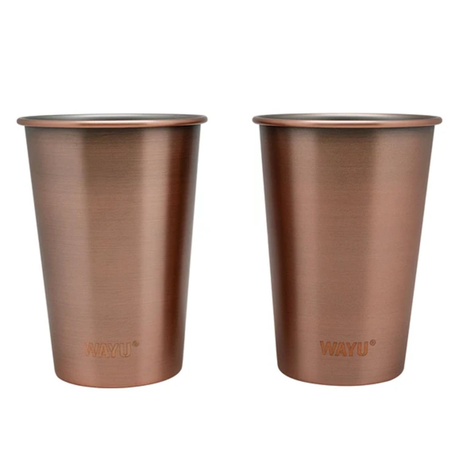 Set 2 Vasos 500ml Copper Line Wayu Cocteleria Tragos Cocina image number 0.0