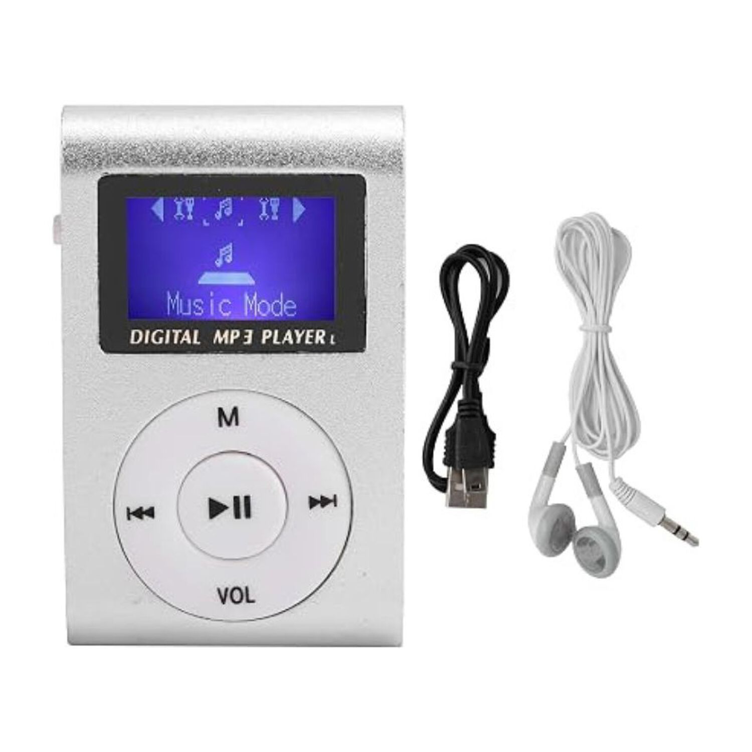 Reproductor Mp3 Digital Clip Met&aacute;lico Con Pantalla Lcd image number 3.0