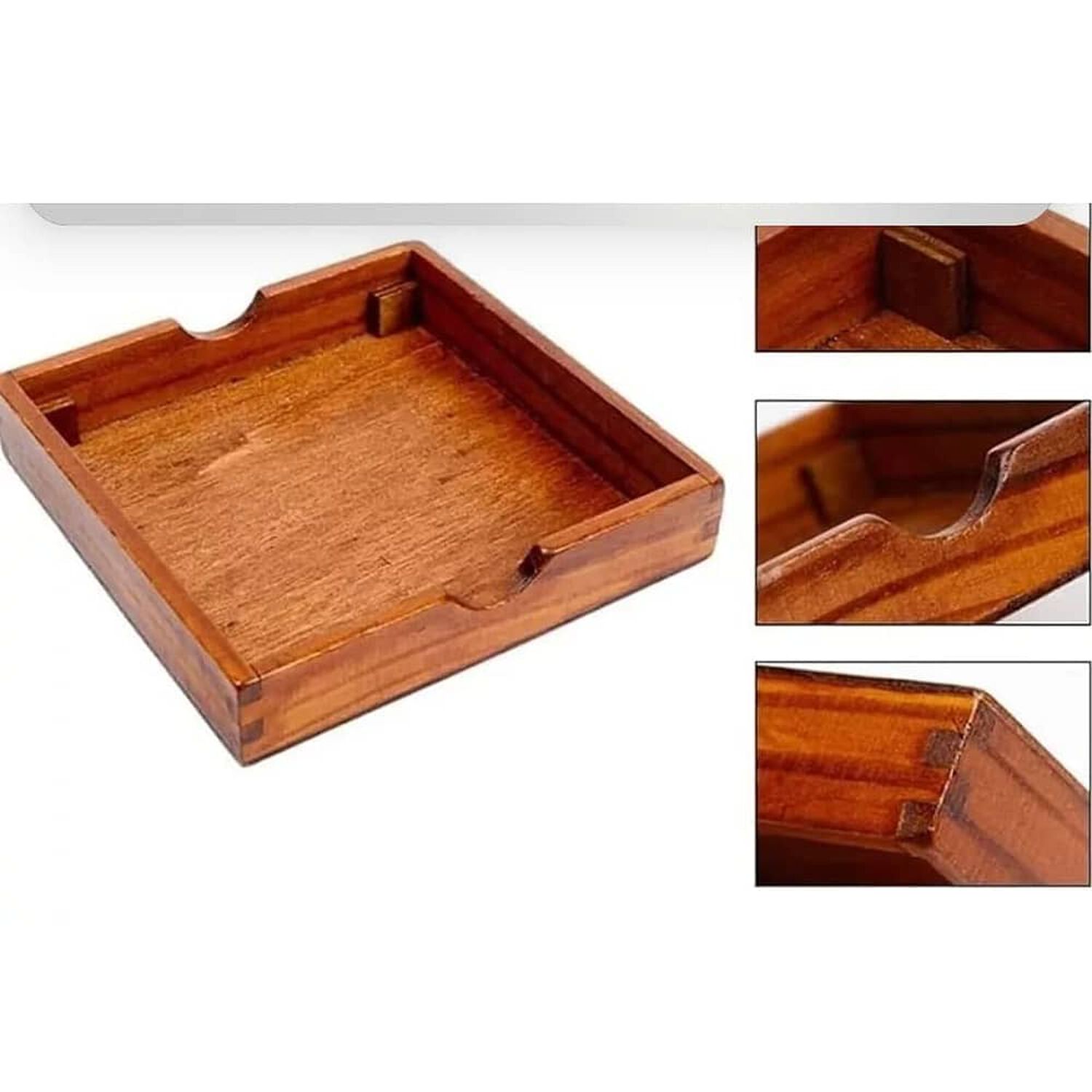 Juego De Mesa Solitario Madera image number 3.0