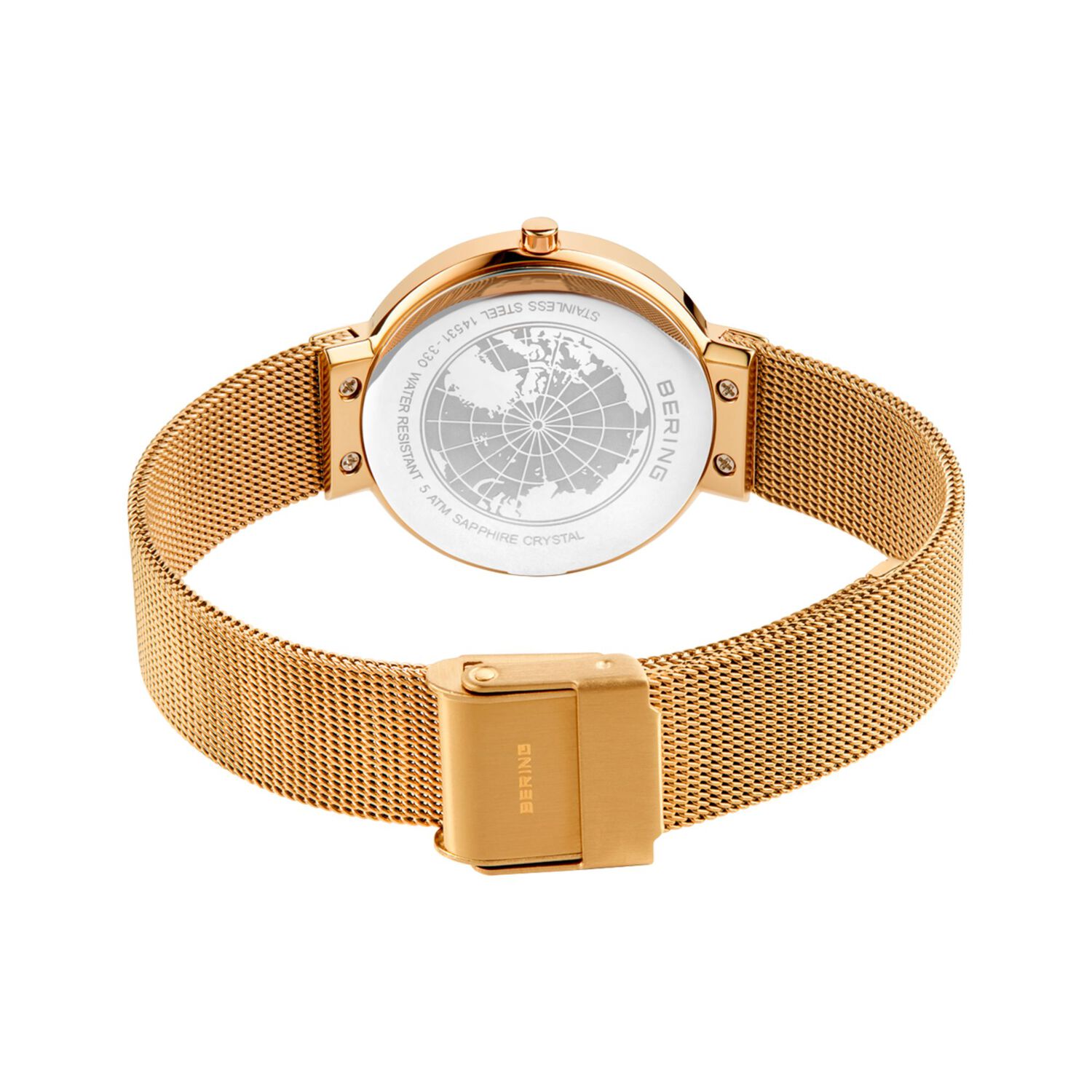 Reloj An&aacute;logo Mujer Bering Dorado 14531-330 image number 3.0