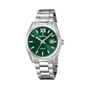 Reloj F20707/8 Festina Verde Hombre Acero Clasico