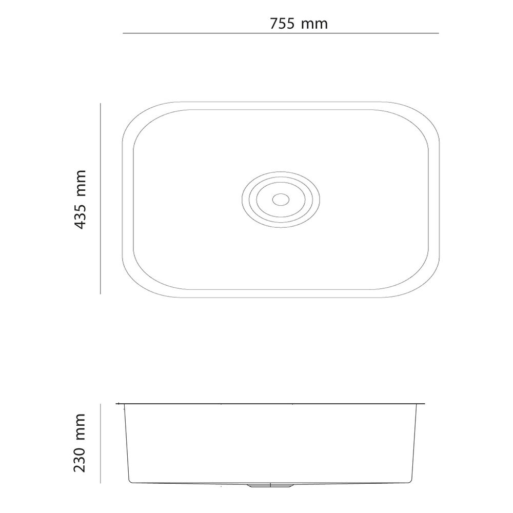 Lavaplatos 1c Grner Inox 755 image number 3.0