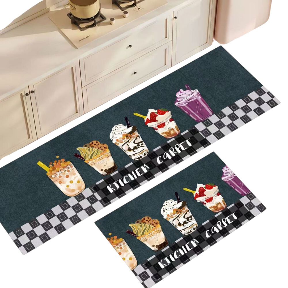 Set 2 Alfombra De Cocina Piso Entrada Antideslizante Ac1-5 image number 0.0