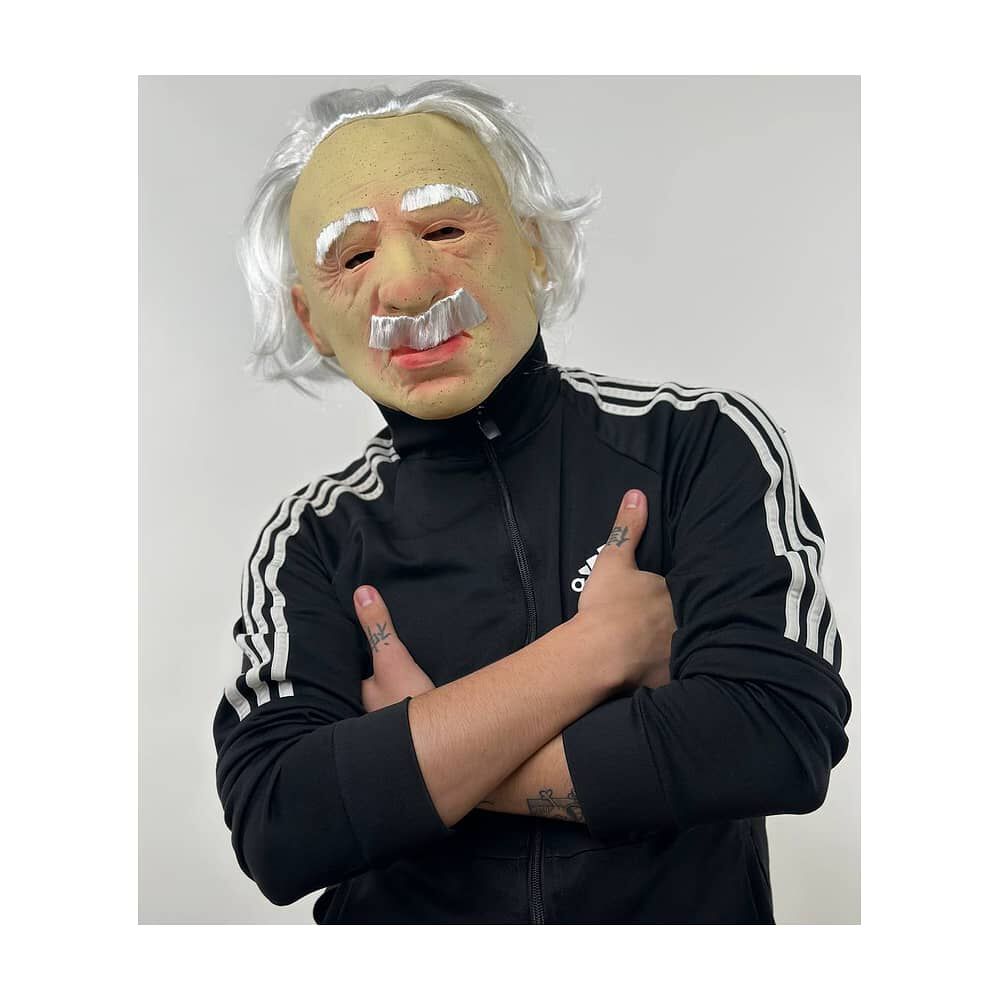 Mascara Albert Einstein Cosplay Disfraz Genio Fisico image number 2.0