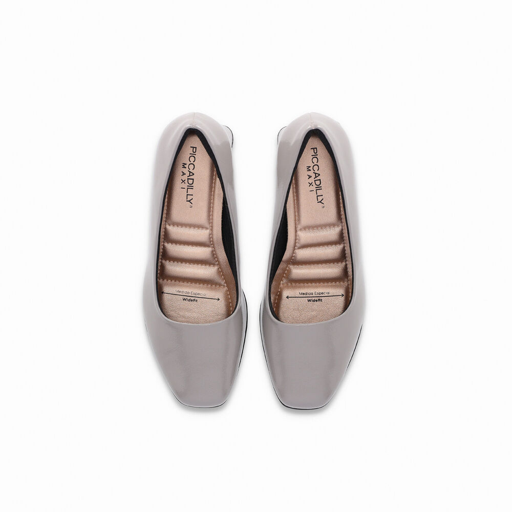 Zapato Mujer Gris/charol Estela Piccadilly image number 2.0