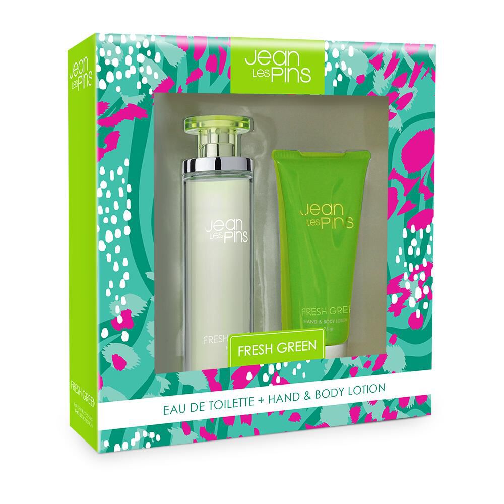 Perfume Mujer Fresh Green Jean Les Pins / 100 Ml / Eau De Toilette + Body Lotion image number 0.0