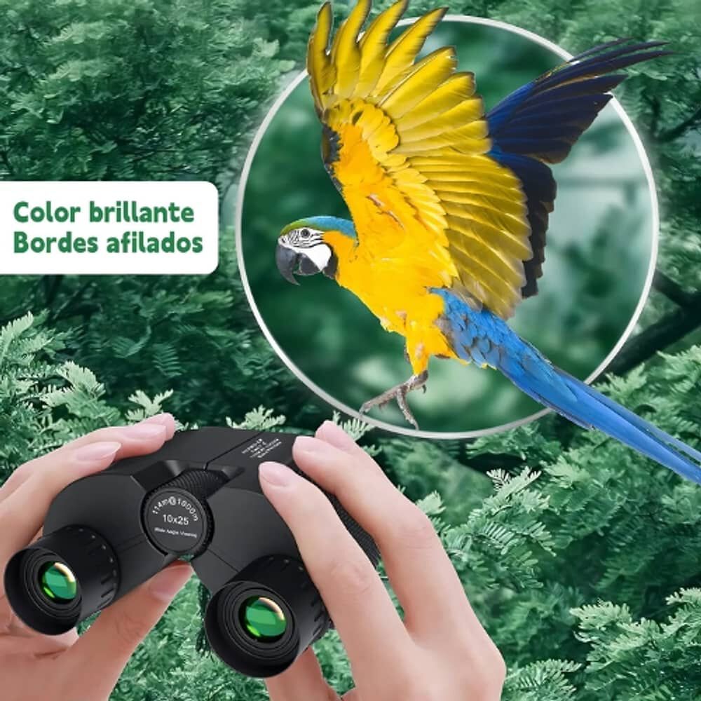 Binoculares Telescopicos Hd Alta Potencia 10x25 Portatiles image number 2.0