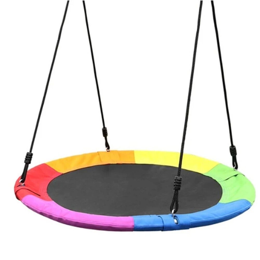 Columpio Redondo Multicolor Infantil Colgante Para Exterior image number 1.0