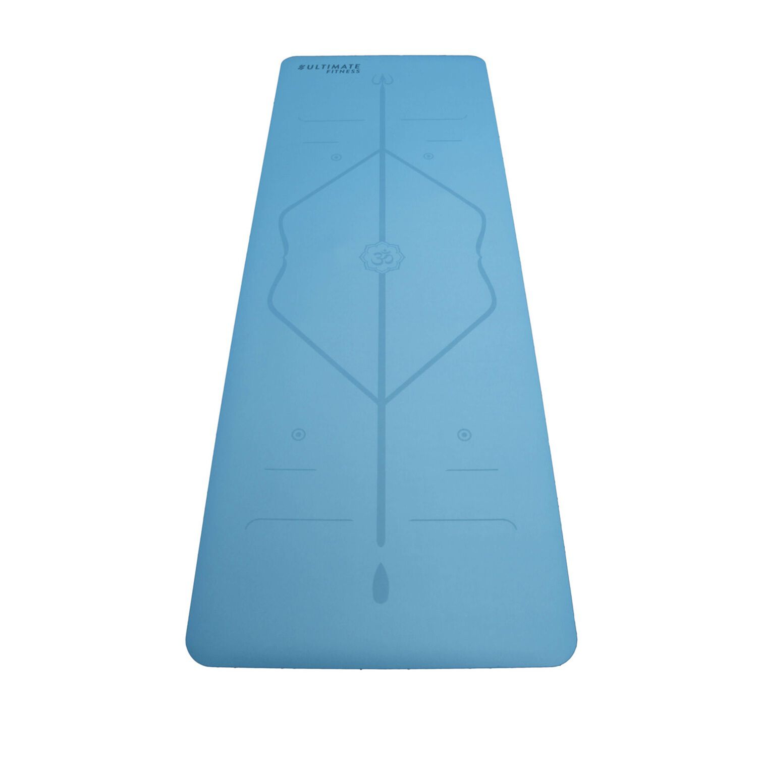 Mat De Yoga Premium Pu Natural Rubber 5 Mm Celeste image number 0.0