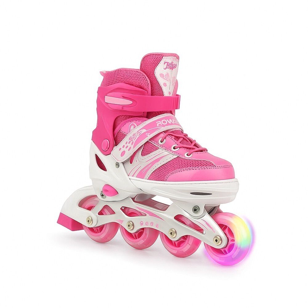 Patines Lineales Ajustables Con Luz+kit De Protección Niños image number 11.0