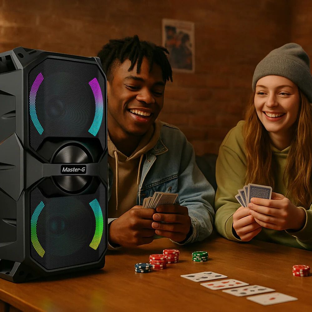 Master-g Parlante Karaoke Bluetooth Luxor 6,5'' X2 Con Micr&oacute;fono image number 7.0