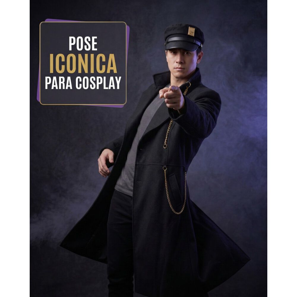 Gorro Cosplay Jotaro Jojo's Bizarre Adventure image number 6.0