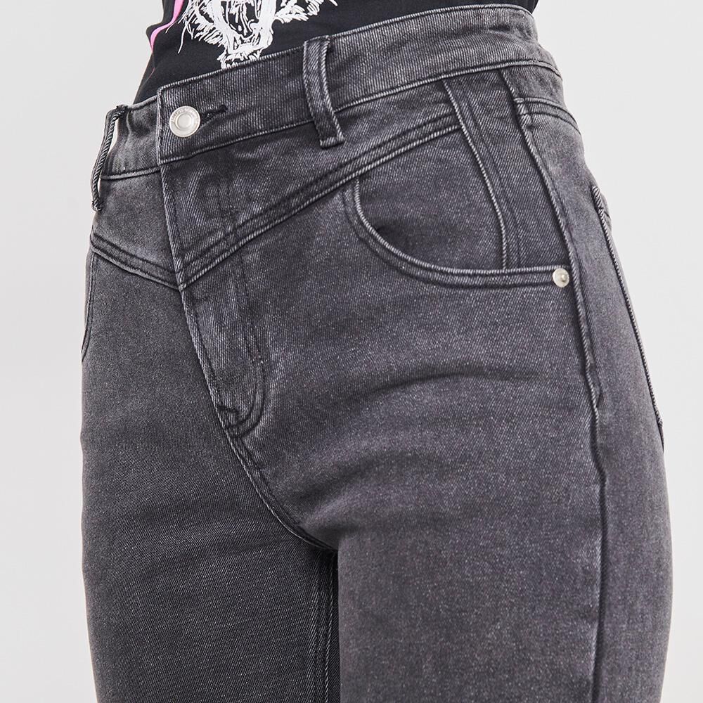 Jeans Mujer Tiro Alto Super Skinny Rolly Go image number 3.0